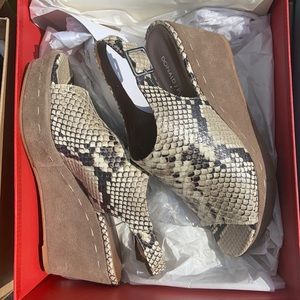 Snake Skin Wedges